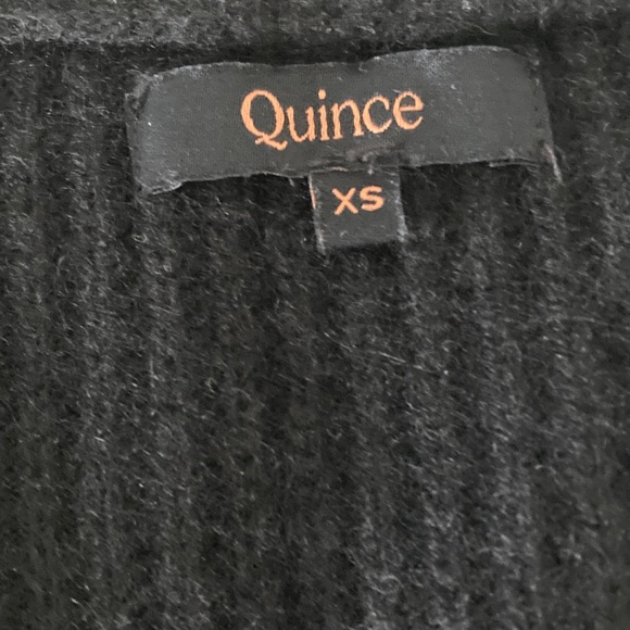 Quince Mongolian Cropped Cashmere Oversized Boyfriend Cardigan Sweater XS - Picture 5 of 9